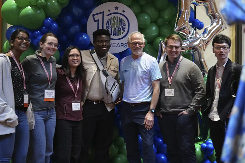 Rising Stars Conference Tom and Students